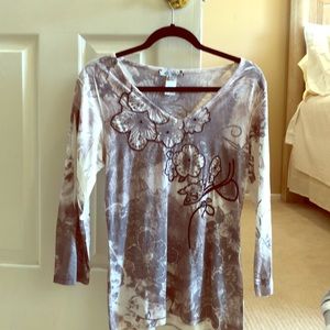 3/4 sleeve knit top